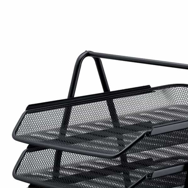 CHAROLA MALLA 3 NIV. OFI. LEGAL.NEGRO BM3NE-162 C10 C12